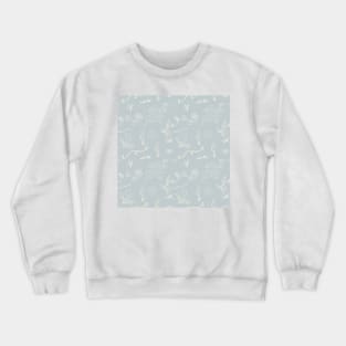 Elegant seamless pattern with flowers, vector illustration Crewneck Sweatshirt